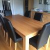 Oak Dining Tables And Leather Chairs (Photo 19 of 25)