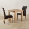 Oak Dining Tables And Leather Chairs (Photo 10 of 25)