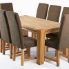 Oak Fabric Dining Chairs (Photo 2 of 25)