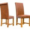Oak Leather Dining Chairs (Photo 9 of 25)