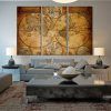 Old World Map Wall Art (Photo 2 of 15)