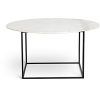 White Grained Wood Hexagonal Console Tables (Photo 13 of 15)
