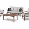 Outdoor 2 Arm Chairs And Coffee Table (Photo 8 of 15)