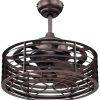 Outdoor Caged Ceiling Fans With Light (Photo 4 of 15)