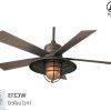 Galvanized Outdoor Ceiling Fans With Light (Photo 15 of 15)