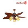 Outdoor Ceiling Fans With Leaf Blades (Photo 8 of 15)