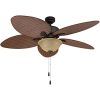 Outdoor Ceiling Fans With Palm Blades (Photo 3 of 15)