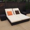 Double Chaise Lounge Outdoor Chairs (Photo 14 of 15)