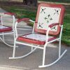 Outdoor Patio Metal Rocking Chairs (Photo 9 of 15)