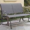 Patio Furniture Rocking Benches (Photo 1 of 15)