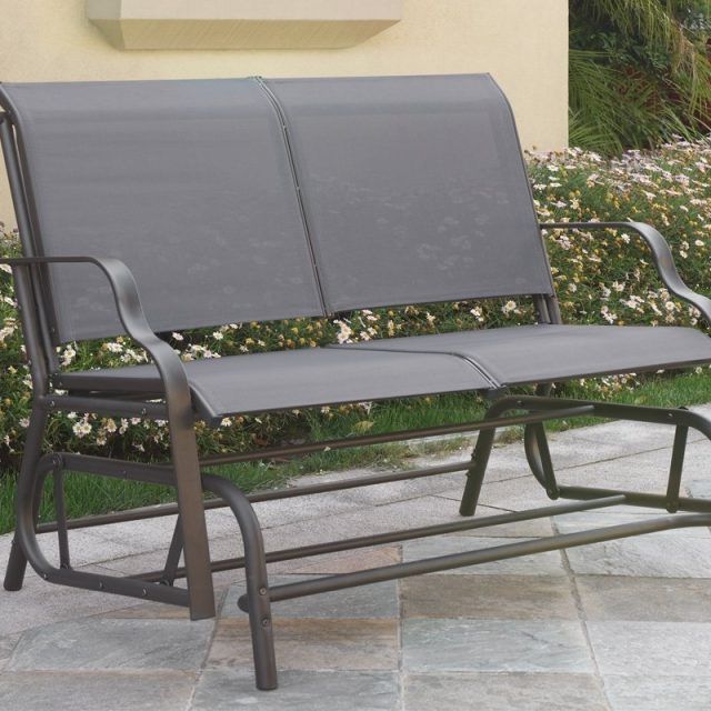 2024 Latest Patio Furniture Rocking Benches
