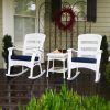 Wicker Rocking Chairs Sets (Photo 14 of 15)