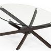 Tempered Glass Oval Side Tables (Photo 9 of 15)