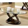 Tempered Glass Oval Side Tables (Photo 15 of 15)