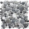 Round Gray Disc Metal Wall Art (Photo 13 of 15)