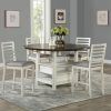 Transitional Driftwood Casual Dining Tables (Photo 24 of 25)