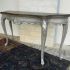 15 Collection of Antiqued Gold Rectangular Console Tables