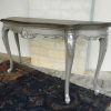 Antiqued Gold Rectangular Console Tables (Photo 1 of 15)
