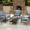Patio Conversation Sets With Blue Cushions (Photo 14 of 15)