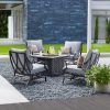 Patio Conversation Sets With Fire Pit Table (Photo 4 of 15)