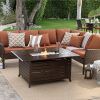 Patio Conversation Sets With Fire Table (Photo 6 of 15)