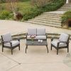 Patio Conversation Sets With Glider (Photo 8 of 15)