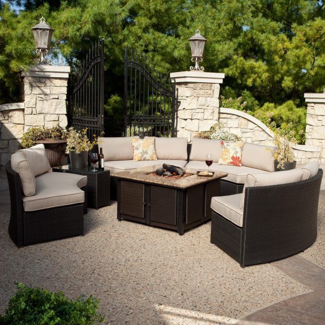 15 Best Collection of Patio Conversation Sets with Propane Fire Pit