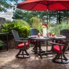 Patio Dining Sets With Umbrellas (Photo 6 of 15)