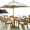 Patio Dining Sets With Umbrellas (Photo 15 of 15)