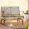 Patio Furniture Rocking Benches (Photo 5 of 15)