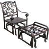 Patio Rocking Chairs With Ottoman (Photo 8 of 15)