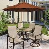Patio Table And Chairs With Umbrellas (Photo 11 of 15)