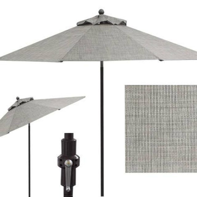 15 Inspirations Grey Patio Umbrellas