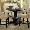 Antique Black Wood Kitchen Dining Tables (Photo 15 of 25)