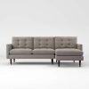 2Pc Maddox Left Arm Facing Sectional Sofas With Chaise Brown (Photo 25 of 25)