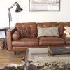 Florence Mid Century Modern Right Sectional Sofas Cognac Tan (Photo 7 of 25)