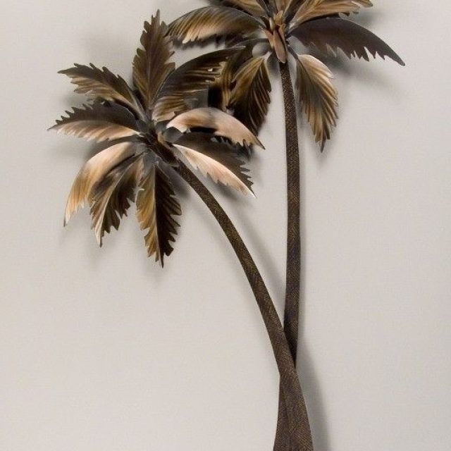 15 Collection of Palm Tree Metal Art