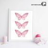 Pink Butterfly Wall Art (Photo 8 of 15)