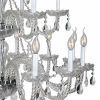 Polished Chrome Three-Light Chandeliers With Clear Crystal (Photo 13 of 15)