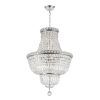 Polished Chrome Three-Light Chandeliers With Clear Crystal (Photo 15 of 15)