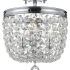 2024 Popular Polished Chrome Three-light Chandeliers with Clear Crystal