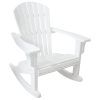White Resin Patio Rocking Chairs (Photo 7 of 15)