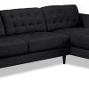2Pc Burland Contemporary Sectional Sofas Charcoal (Photo 16 of 25)