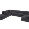 2Pc Maddox Left Arm Facing Sectional Sofas With Cuddler Brown (Photo 17 of 20)