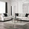 2Pc Polyfiber Sectional Sofas With Nailhead Trims Gray (Photo 21 of 25)