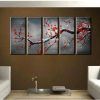 Abstract Cherry Blossom Wall Art (Photo 7 of 15)
