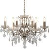 Antique Brass Crystal Chandeliers (Photo 4 of 15)