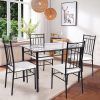 Black Glass Dining Tables And 4 Chairs (Photo 13 of 25)