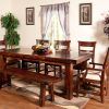 Craftsman 7 Piece Rectangle Extension Dining Sets With Uph Side Chairs (Photo 8 of 25)