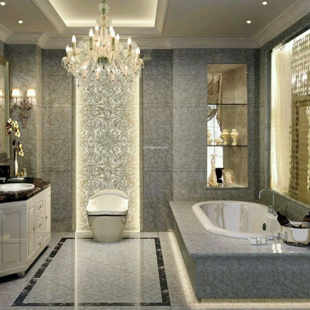 15 Collection of Chandelier in the Bathroom